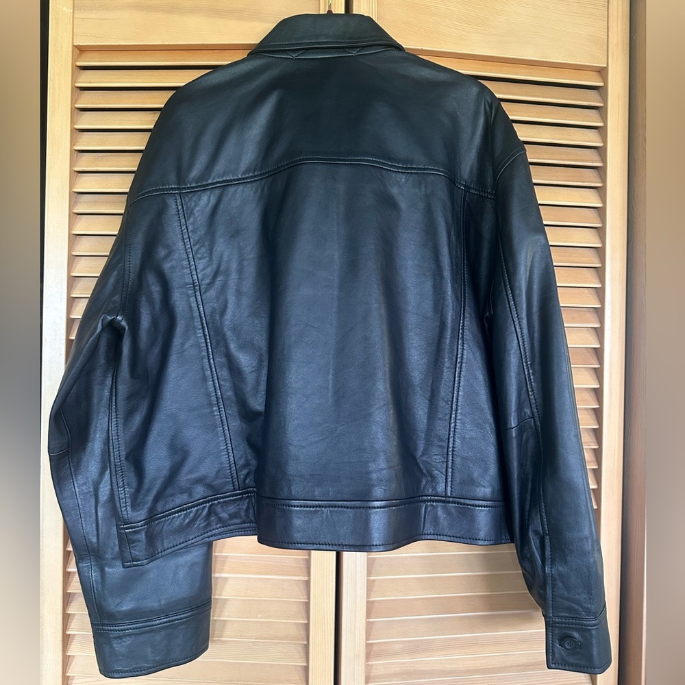 *SUMMER SALE* 100% Leather Quince Cropped Jacket - Picture 5 of 6